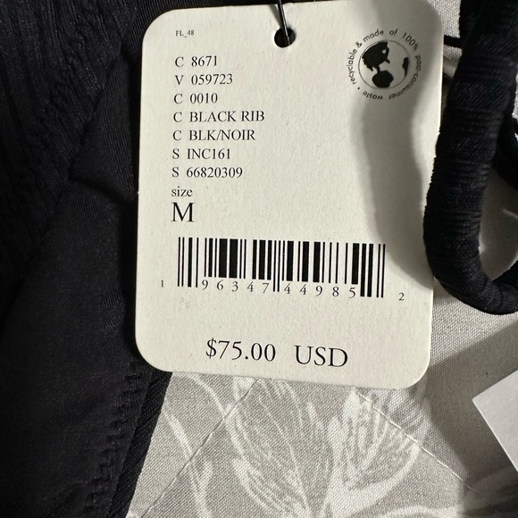 Free People IT’S NOW COOL The Frill Tie Eco Bikini Bottom, Size Medium (v) - Picture 11 of 14